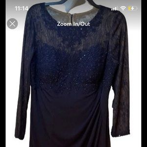 XSCAPE mother of the bride navy blue